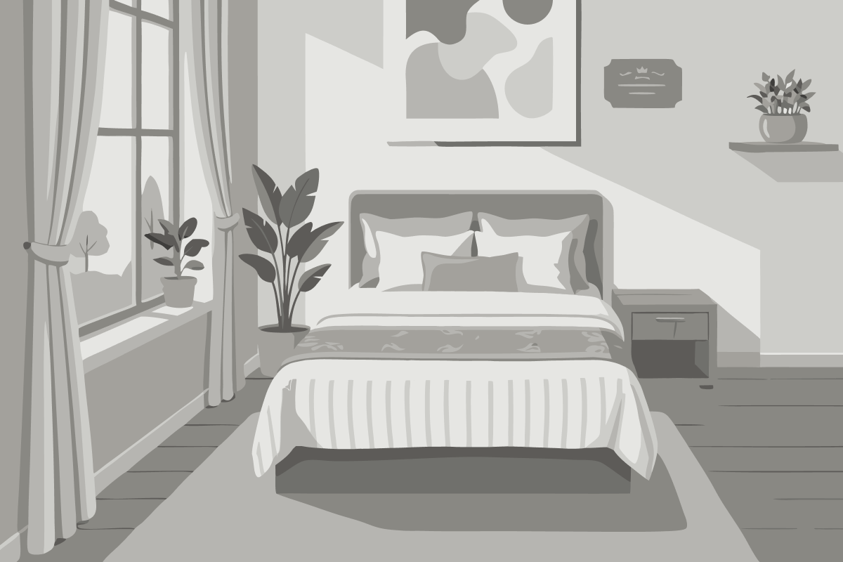 Queen Room with Roll-In Shower - Disability Access/Non-Smoking